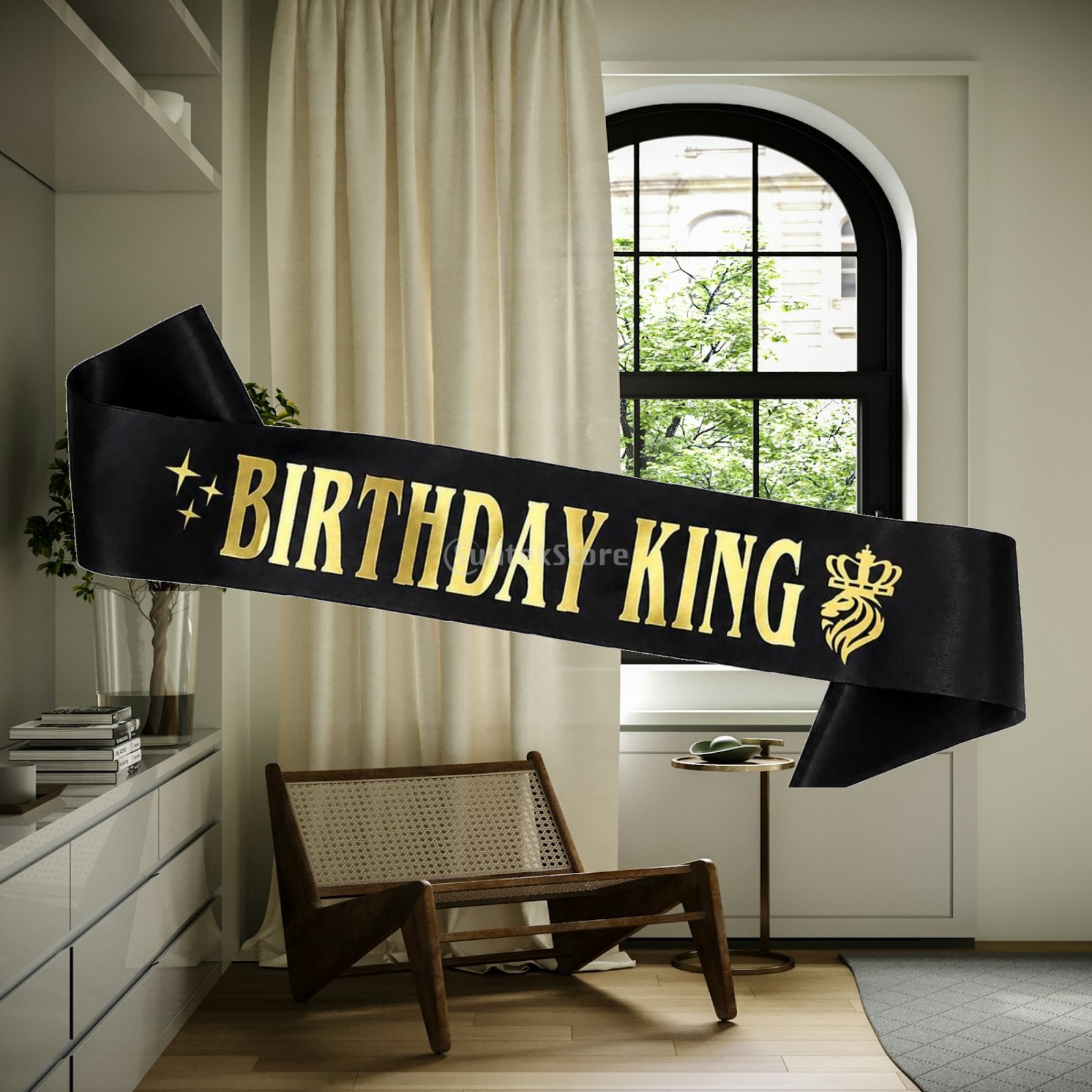 Birthday Sash Glitter - Couronne de fête scintillante, ceinture de