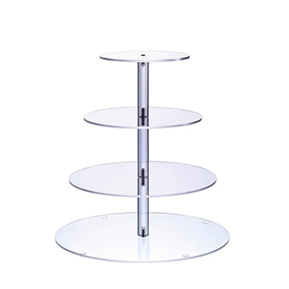 Cupcake Stand Tier - Support à cupcakes en acrylique transparent,