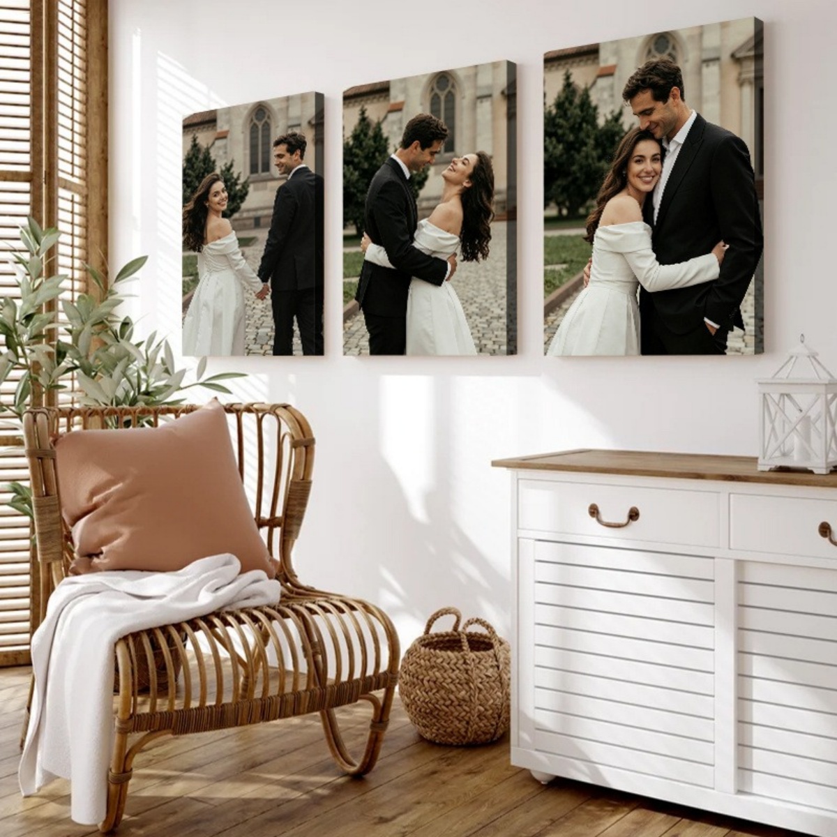 Eve Party - Lot de 3 impressions sur toile