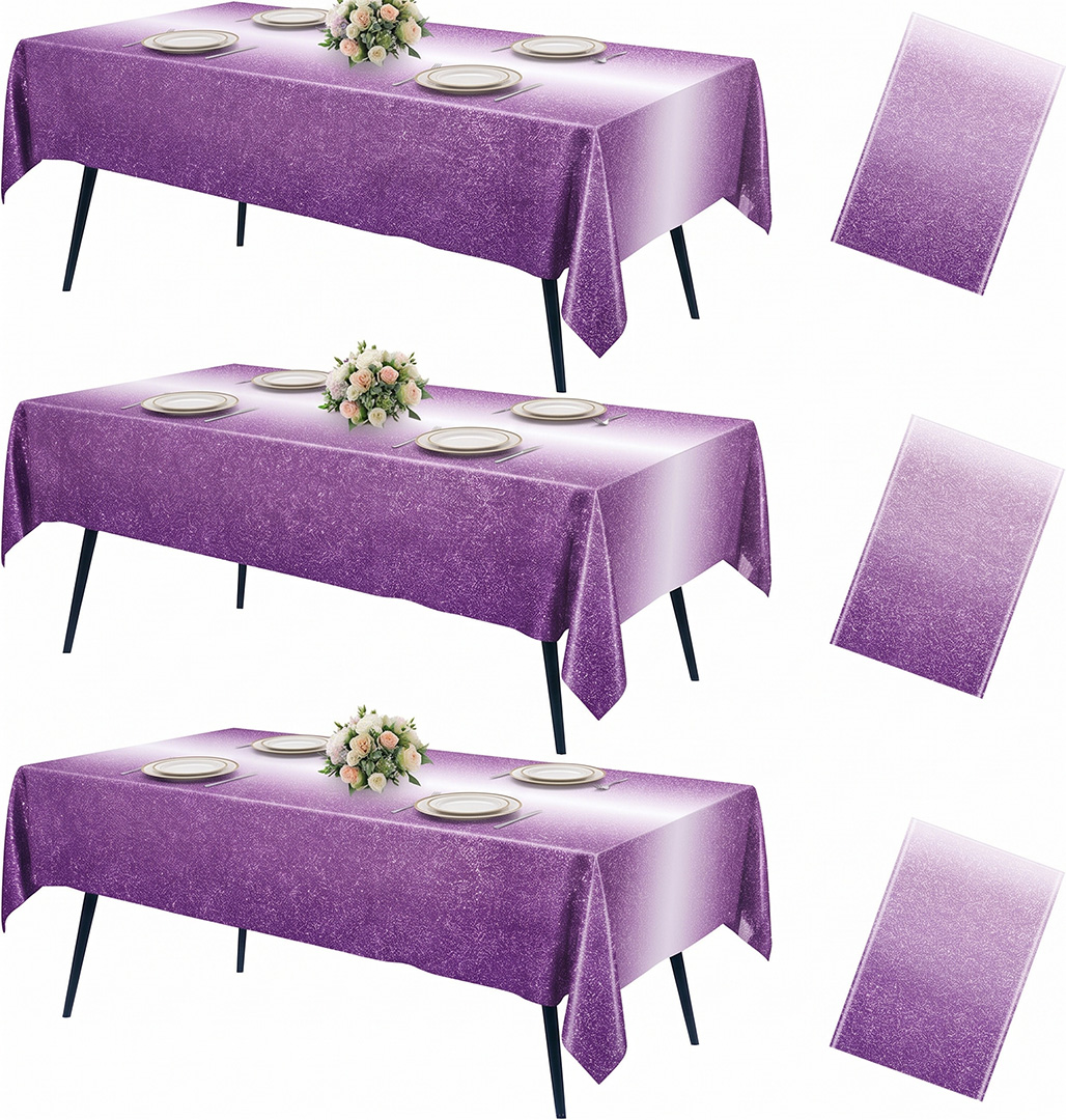 Table Cloth Disposable - Nappe de table rectangulaire jetable en