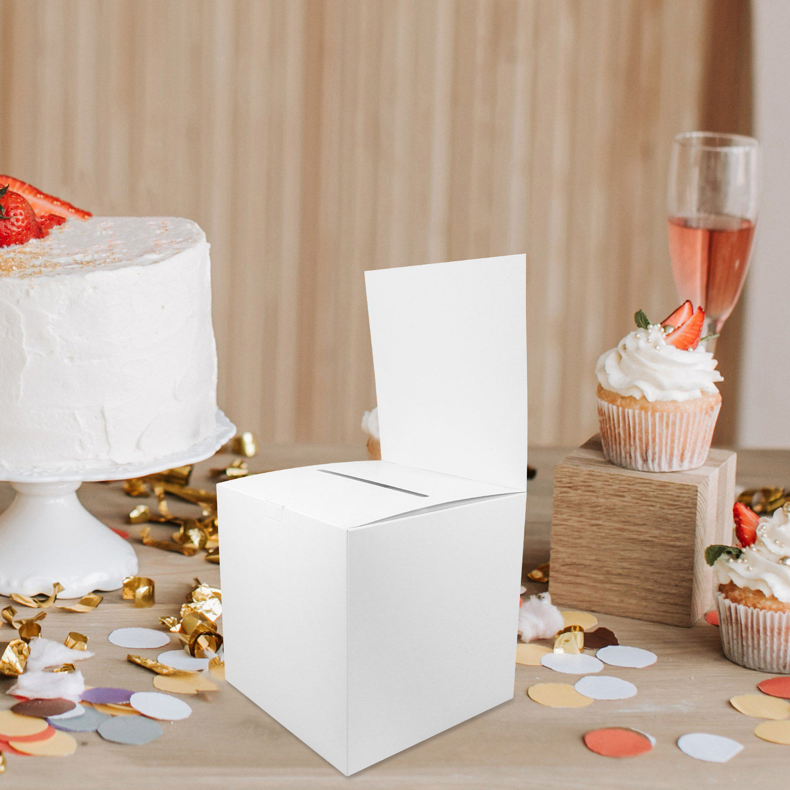 Event Party Box - 4 boîtes à lots en papier,