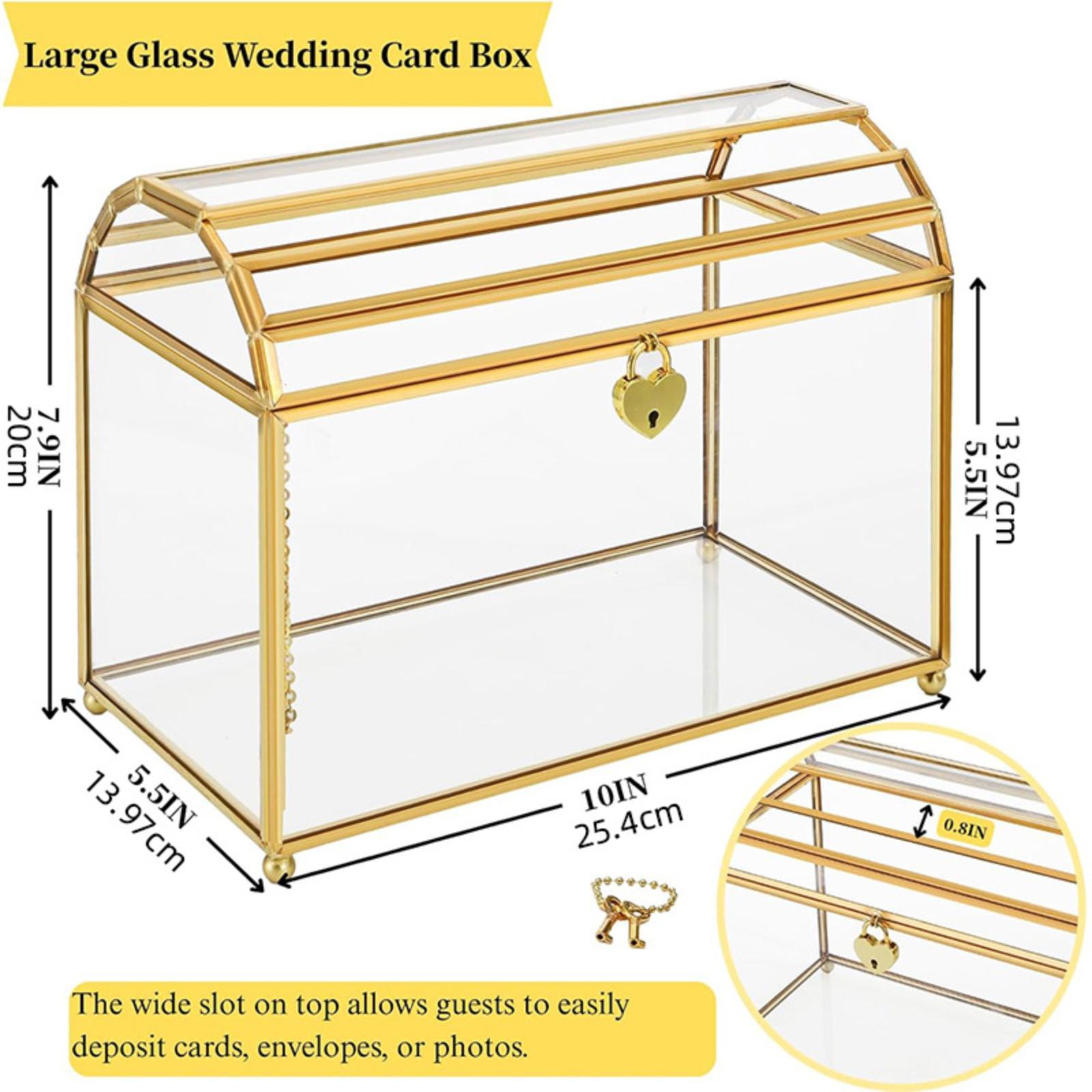 Event Party Box - Boîte de rangement en verre pour