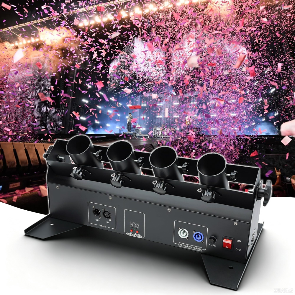 Confetti Cannon Tube - Machine à confettis électrique 150W à