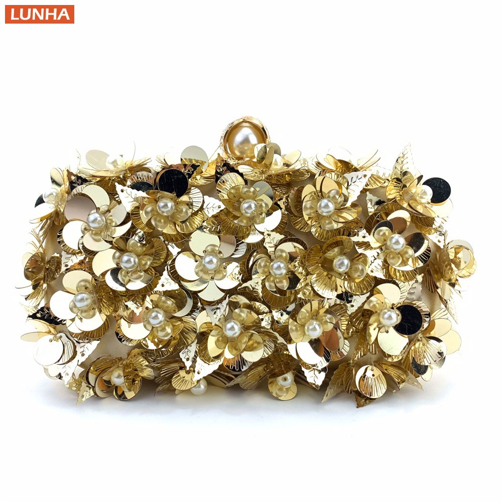 Event Party Box - Pochette de luxe en perles pour