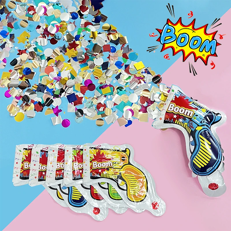 Confetti Cannon Tube - Ballons de fête d'anniversaire 10 pièces,