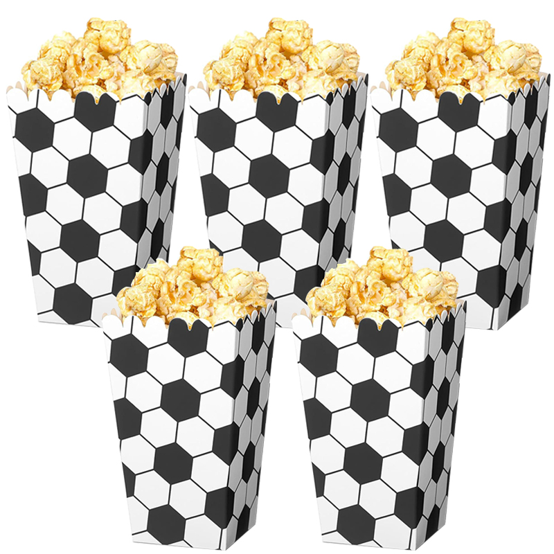 Event Party Box - Boîtes à pop-corn de Football, 6/18