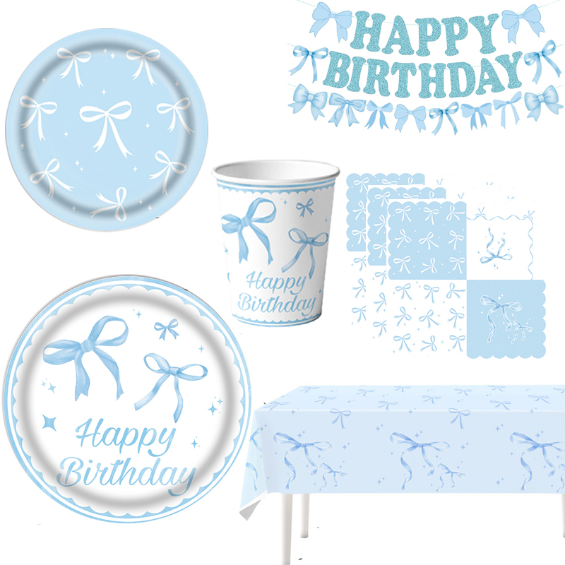 Table Cloth Disposable - Bannière de décoration de fête d'anniversaire