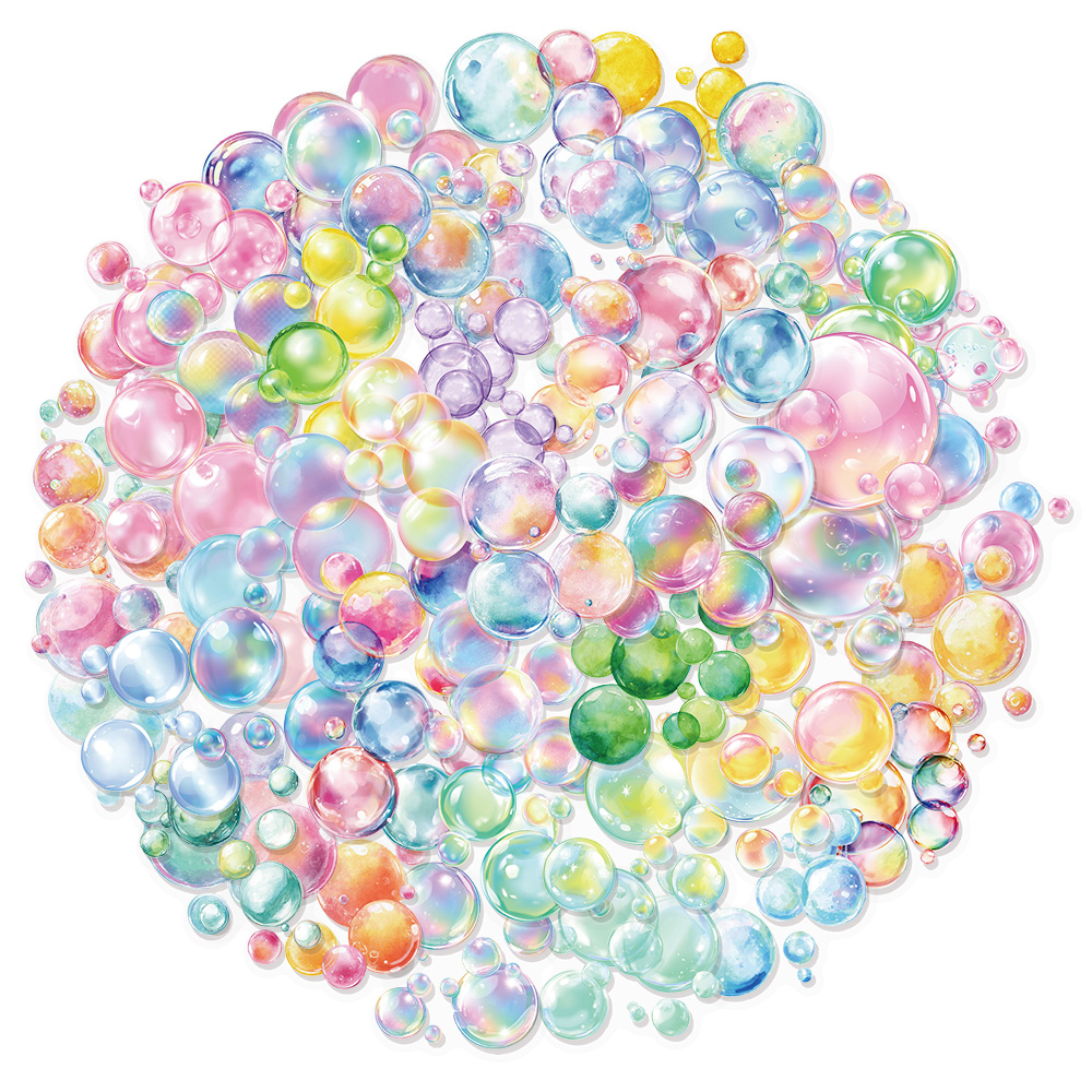 Plastic Cup 50Pcs - Autocollants Graffiti colorés à bulles colorées,