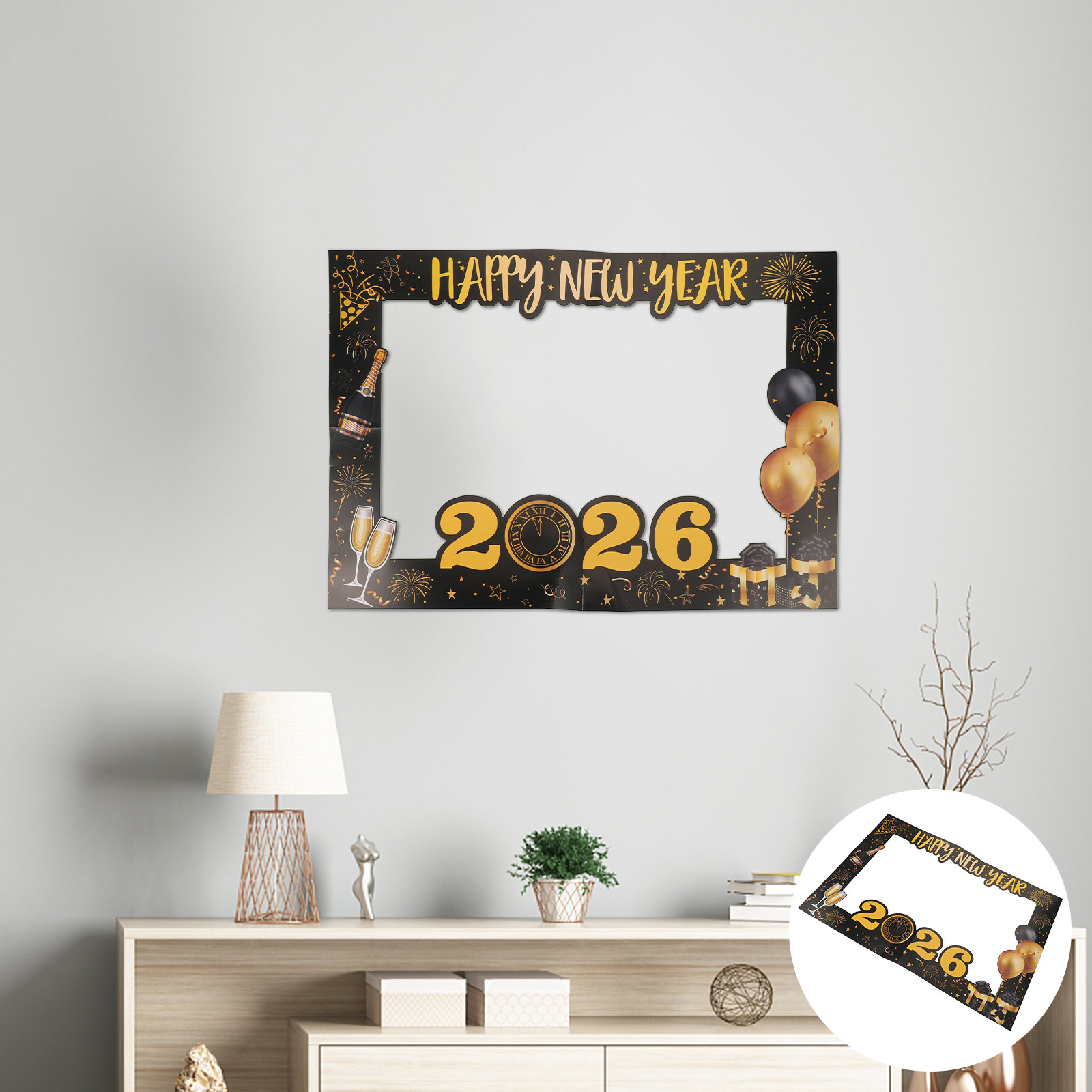 Photo Booth Frame - Grand cadre photo portable en carton