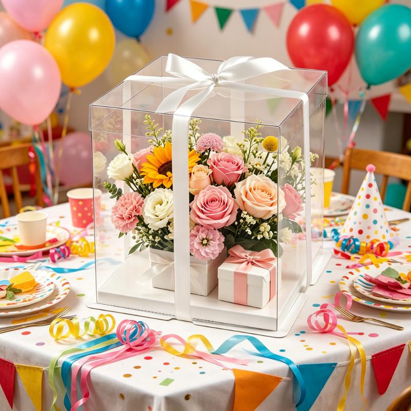 Boîtes à gâteaux transparentes - Event Party Box avis et prix