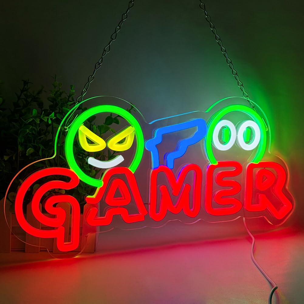 Enseigne néon LED Gamer, Lampe - Neon Sign Party avis et prix