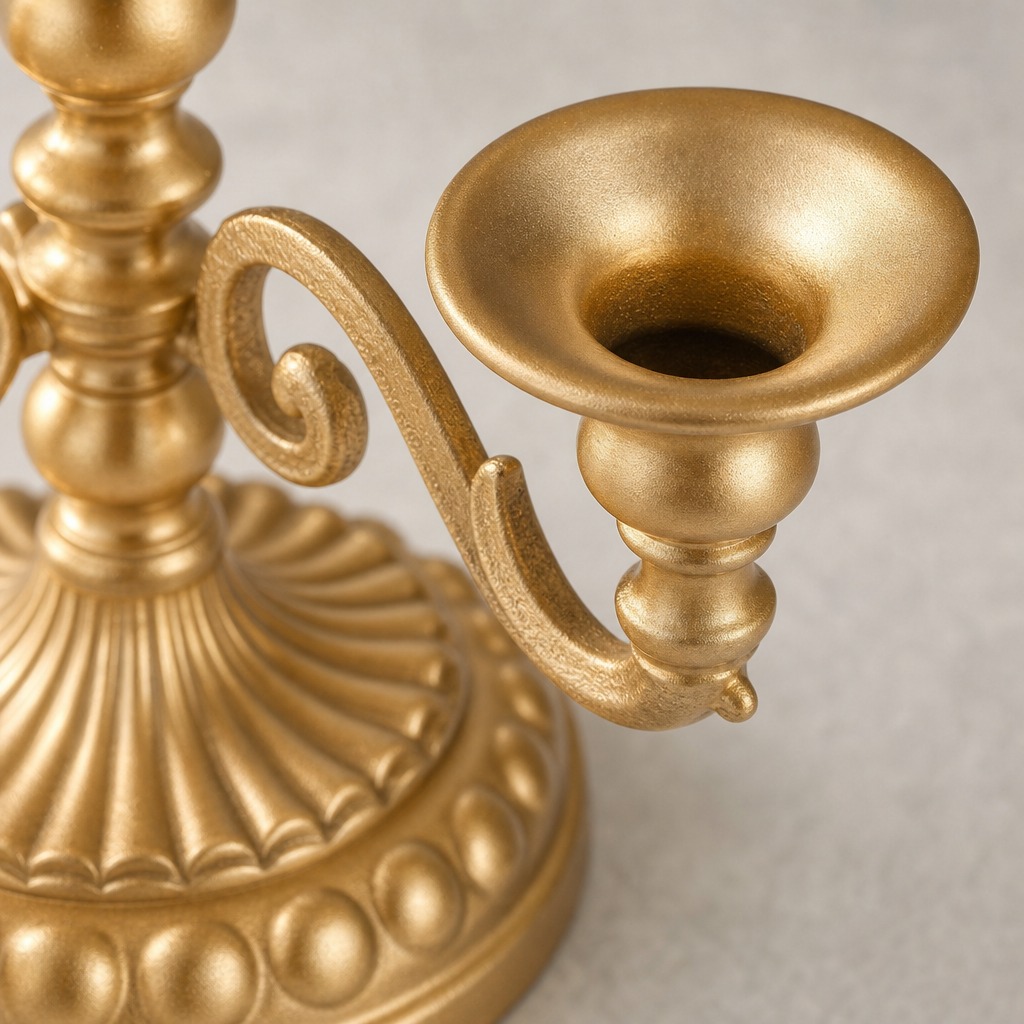 Candélabre vintage doré, suppo - Centerpiece Stick avis et prix