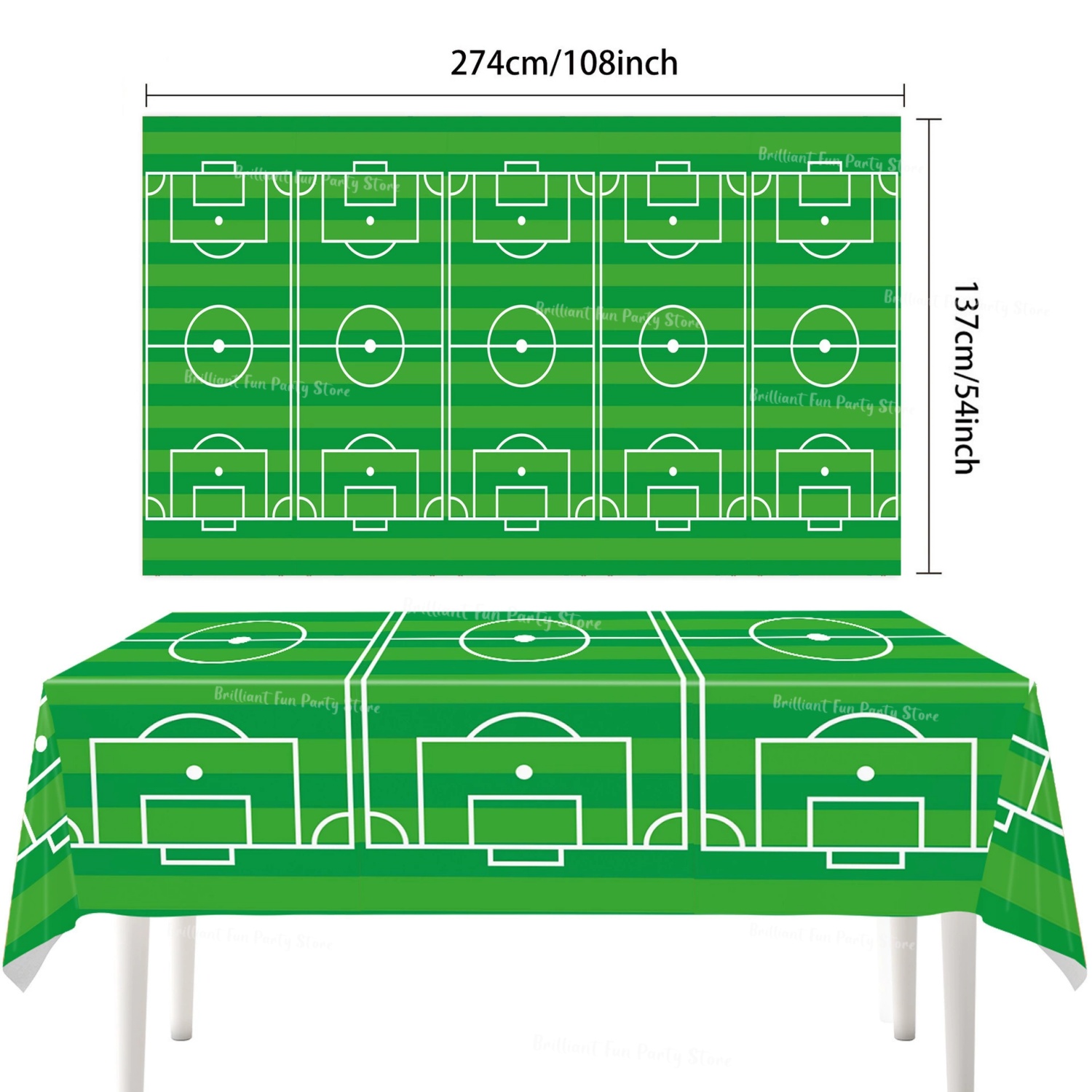 Nappes sur le thème du footbal - Table Cloth Disposable avis et prix