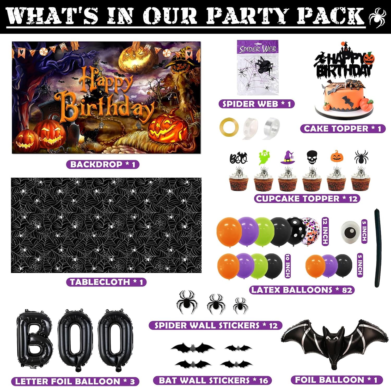 Décorations de fête d'Hallowee - Balloon Arch Kit avis et prix