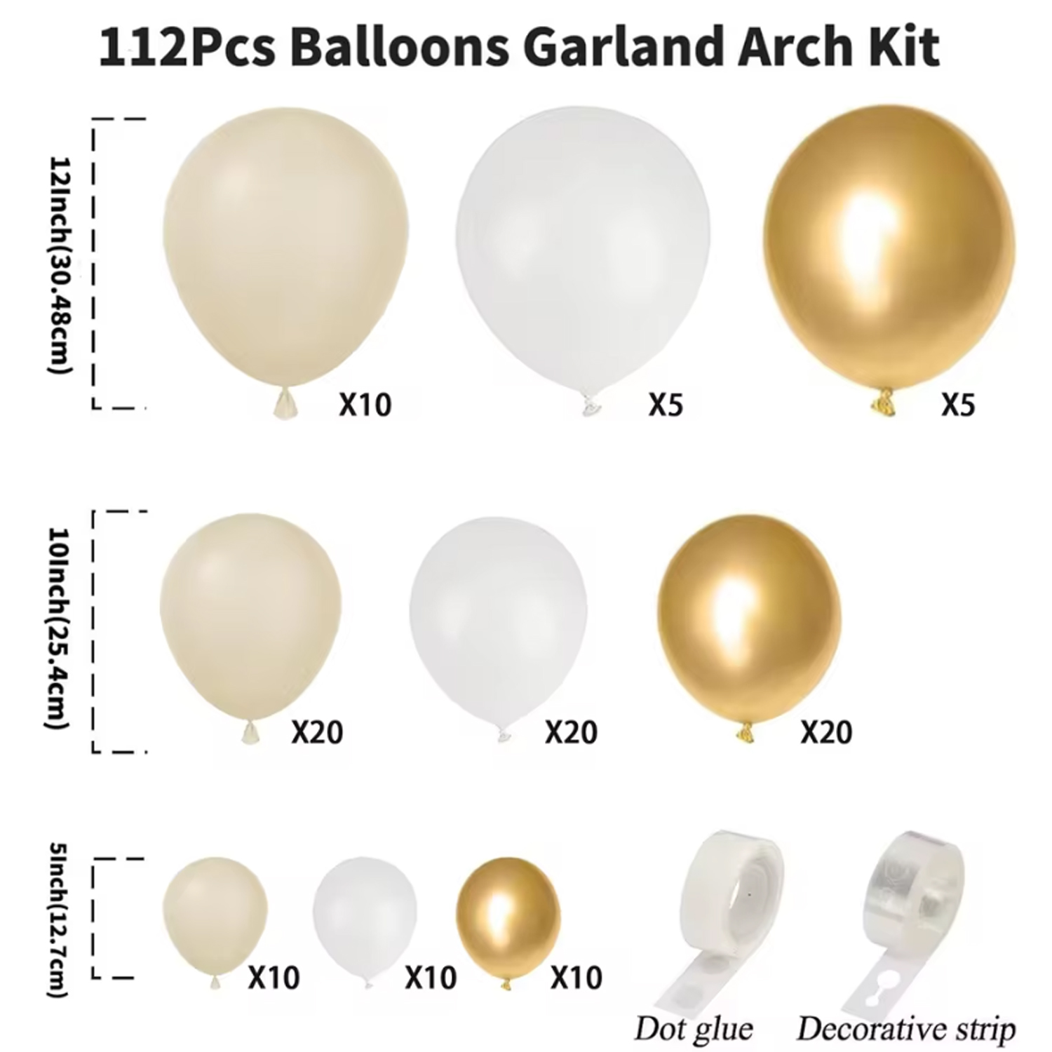 Kit d'arc de guirlande de ball - Balloon Arch Kit avis et prix