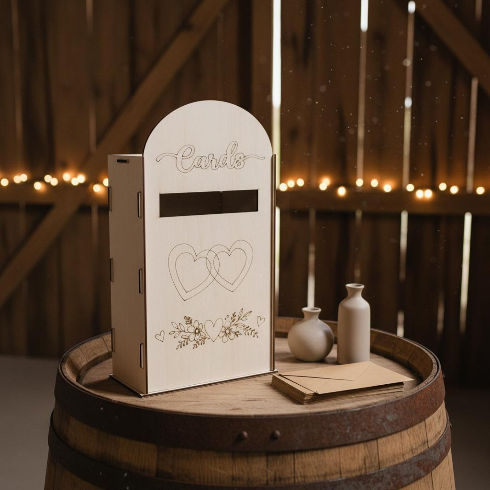 Boîte à cartes de mariage en b - Event Party Box avis et prix