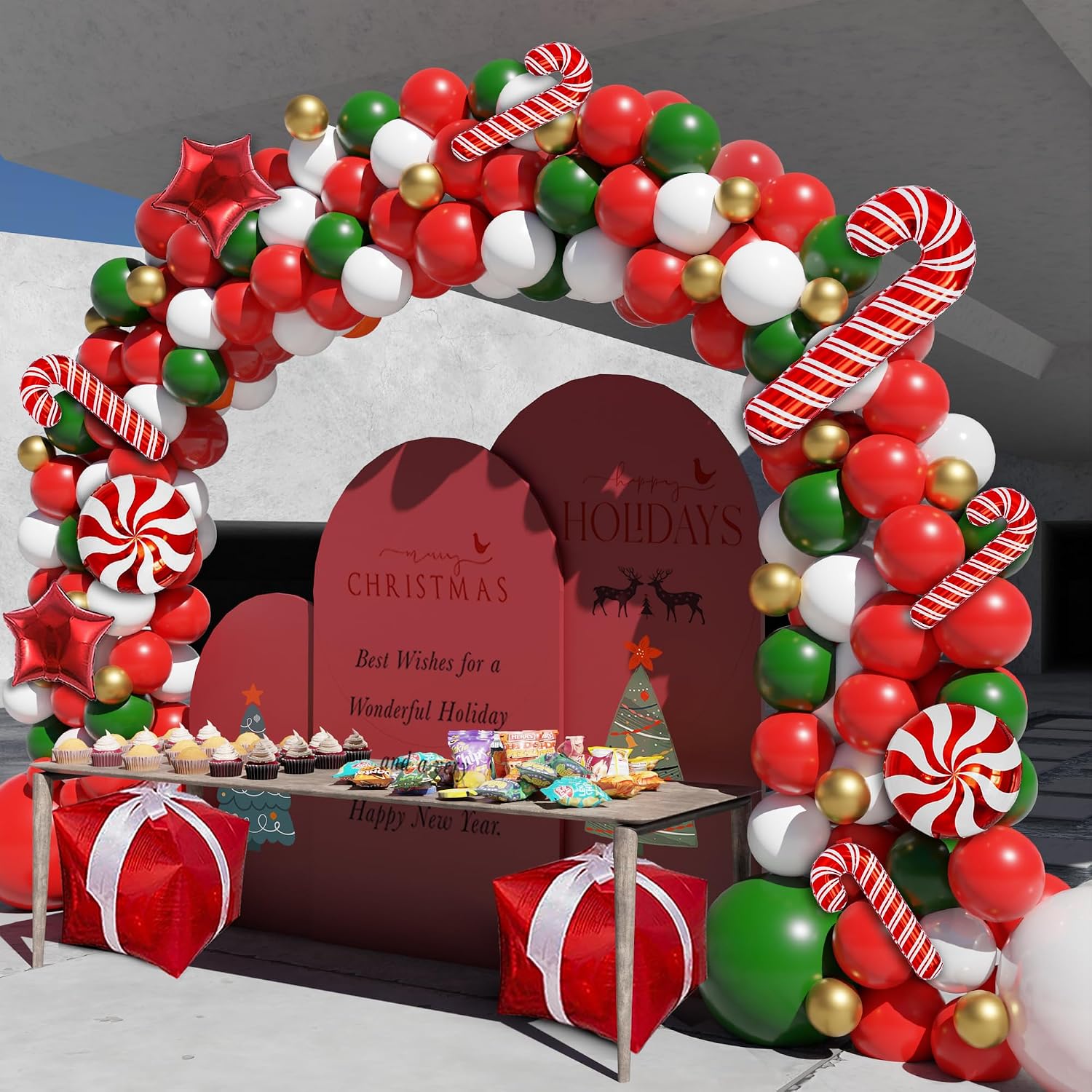 Kit d'arche de ballons de Noël - Balloon Arch Kit avis et prix