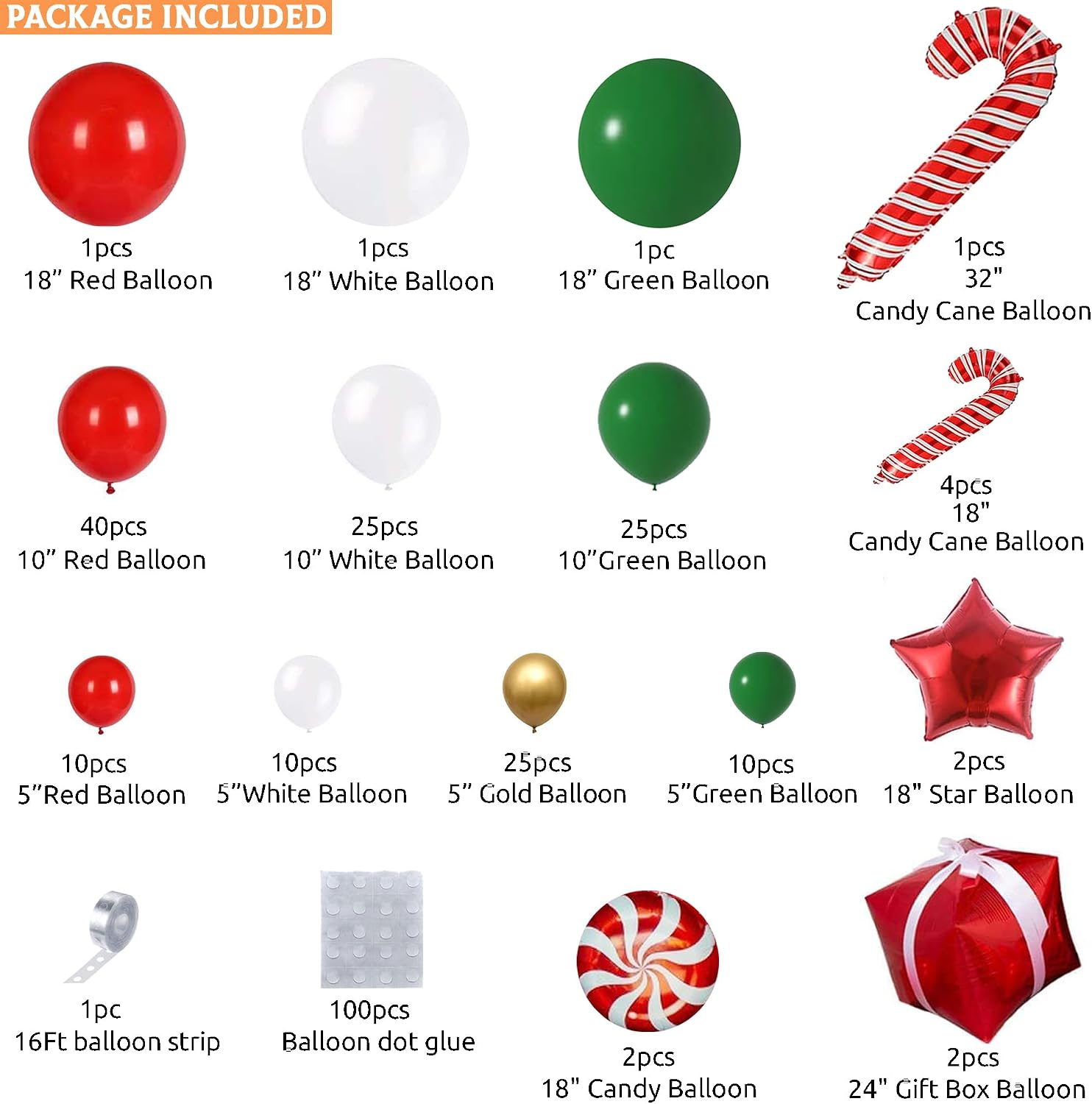 Kit d'arche de ballons de Noël - Balloon Arch Kit avis et prix