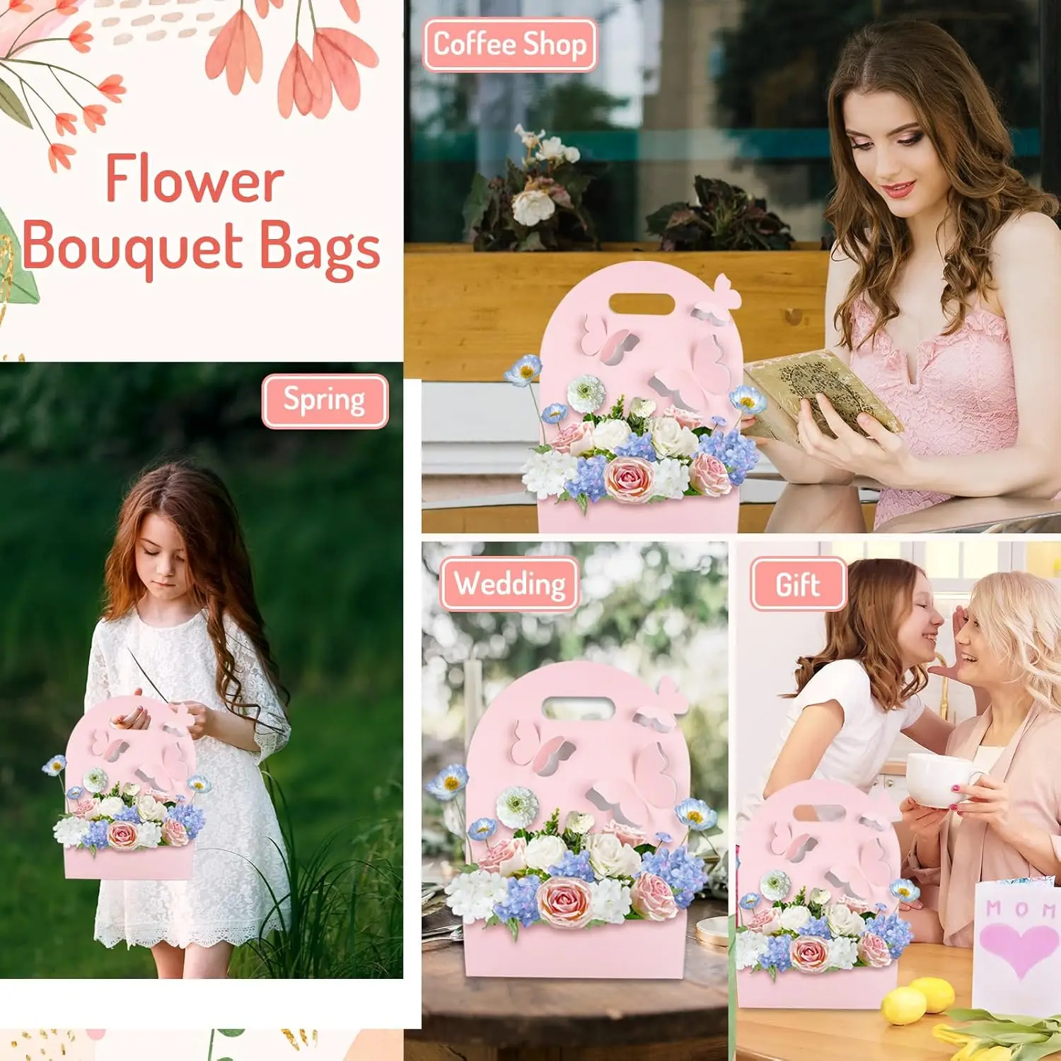 Boîte à fleurs papillon, panie - Event Party Box avis et prix