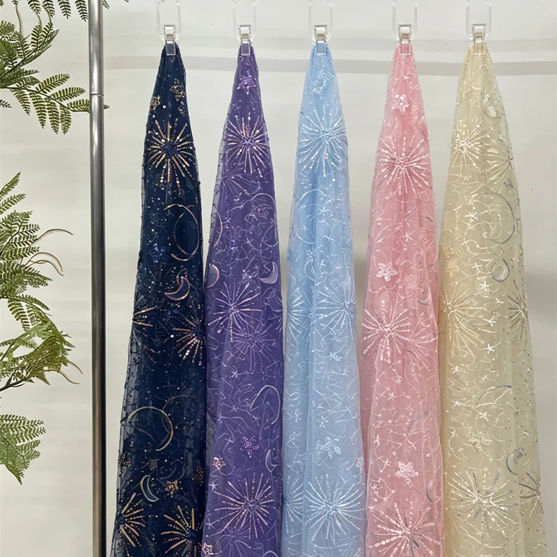 Tissu en tulle brodé de sequin - Glitter Tablecloth avis et prix