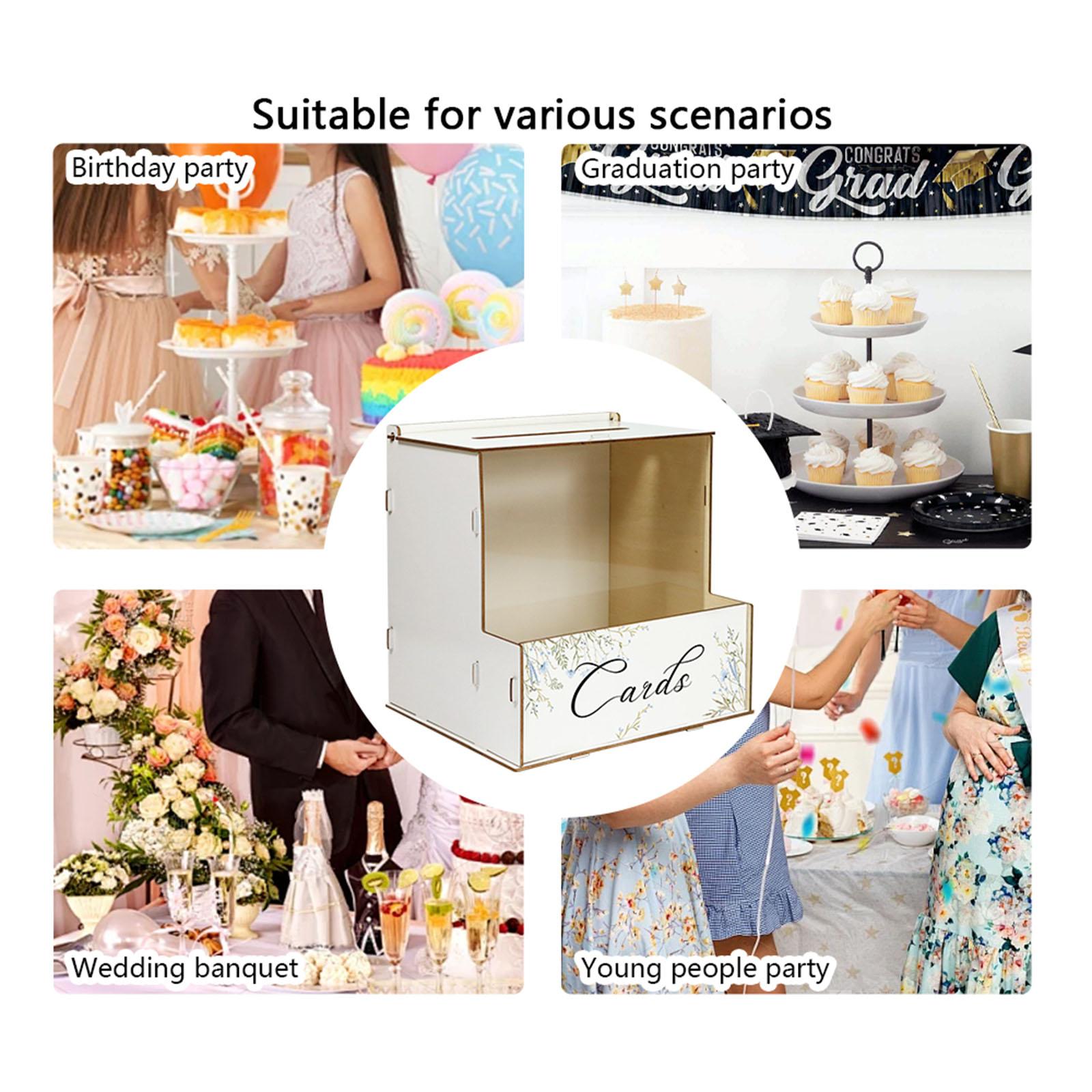 Boîte à cartes de mariage rust - Event Party Box avis et prix