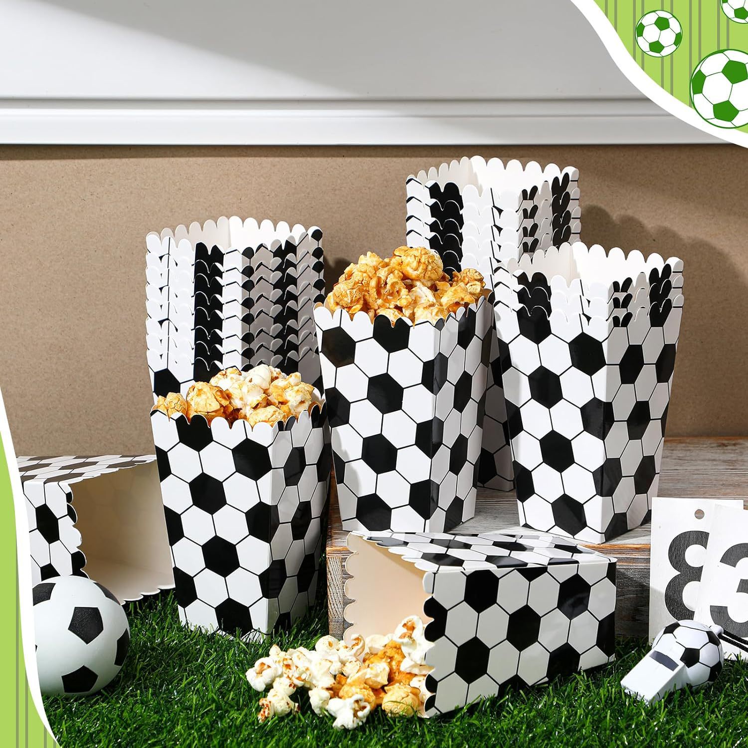 Boîtes à pop-corn de Football, - Event Party Box avis et prix