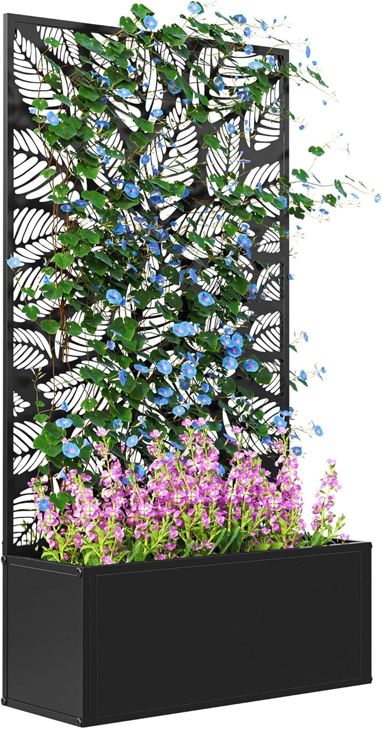 Bac à fleurs surélevé en métal - Flower Wall Panel avis et prix