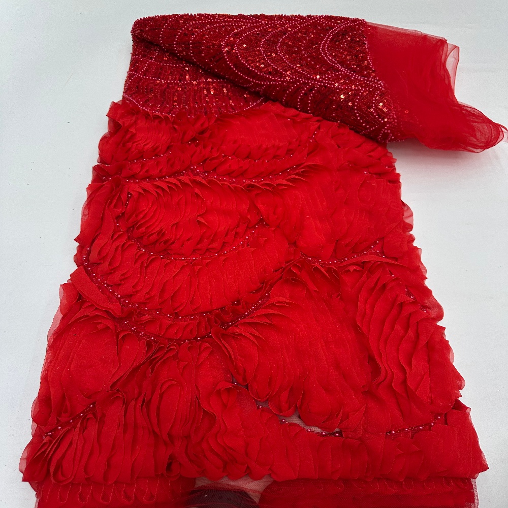 Tissu de dentelle africaine lu - Glitter Tablecloth avis et prix